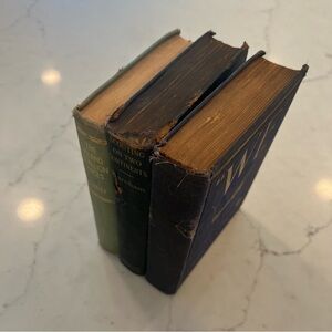 Vintage Book Collection - Green and Blue